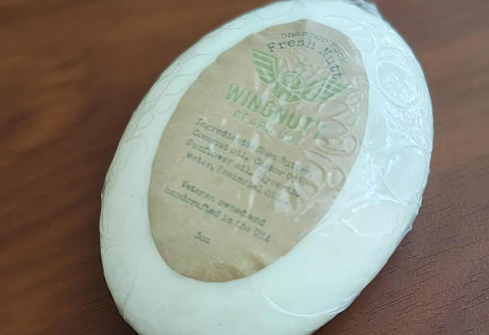 Wingnutt handcrafted beard oils and shampoo pucks bundle line